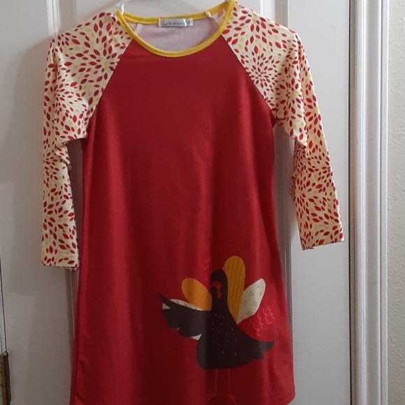 Thanksgiving girls dress - Picture 1 of 6